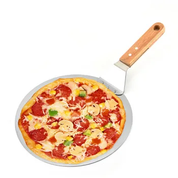 Bucatarie De Mese De Instrumente Rotunde Din Oțel Inoxidabil Pizza Transfer Lopata Pizza Coaja Brutari Zbaturi Tava De Cuptor Tort Lama