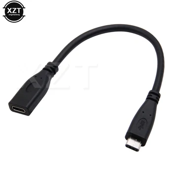 Mai nou USB de sex Masculin la Feminin USB 3.1 Tip C Extender Extensie Cablu Scurt Cablul