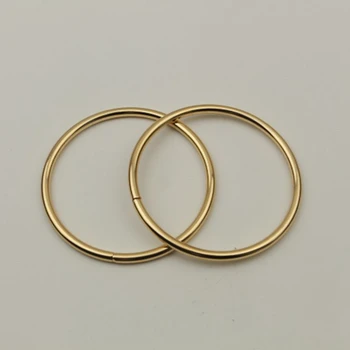 2 buc 7.5 cm O Inele de Metal Cercuri Sac mâner de Metal inel de sex Feminin sac de BRICOLAJ se ocupe de Bagaje Genti Accesorii Hardware Cuier Pungă