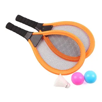 Copii Badminton Racheta de Tenis în aer liber Sport Jucărie Greutate de Lumină Racheta cu 3 Bile