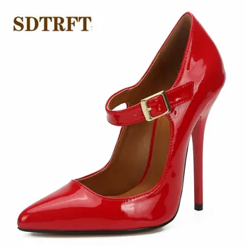 SDTRFT multicolor Club de noapte RED pantofi de Partid femeie Catarama a Subliniat Toe pompe de Nunta barbati îmbracati in femeie sapato feminino Plus:40-47 48