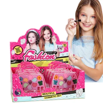 Copii Cosmetice Make Up Set De Jucării Fete Printesa Joc Imaginar Kit De Copii Preșcolari Frumusete De Siguranță Pentru Copii-Machiaj De Ziua Fetele