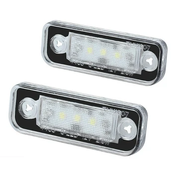 2 buc LED-uri Auto de Înmatriculare Lampă de Lumină Canbus Pentru Mercedes-Benz C/E Class CLS, SLK W203 5D W211 W219 R171 Accesorii Auto