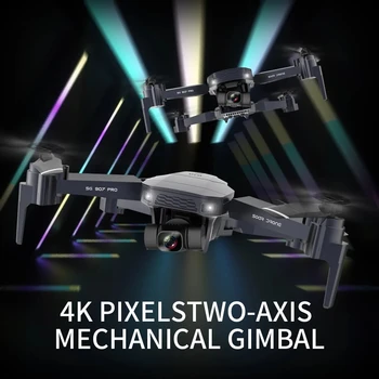 Noi SG901/SG907 4K GPS drona 4K HD cu unghi larg camera 5G WIFI transmisie 2-axa PTZ motor fără perii de la distanță de control distanta de 1km