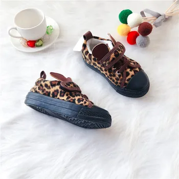 2020 Iarna de Pluș Copii Adidasi Copii Confort Cald, Pantofi Fete Baieti Leopard de Imprimare de Cauciuc Non-alunecare Infant Toddler Pantofi de Bumbac