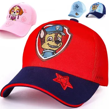 2019 Reale PAW Patrol pentru Copii Pălării de vară Bumbac Drăguț Capace de Pălării Chapeau Catelus de Imprimare Petrecere Copii șapcă de baseball