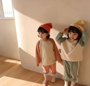 Toamnă, Copil Nou-Născut Seturi De Îmbrăcăminte Băieți Tricou Maneca Lunga Topuri Toddler Copii Fete Pantaloni Harem Costum Copii Haine Set