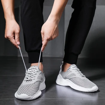 Merkmak de Vară 2020 pentru bărbați Adidași ochiurilor de Plasă Respirabil cu Uscare Rapidă Casual Pantofi de tenis Usoare de Moda de sex Masculin Încălțăminte