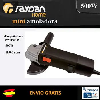 RADIAL polizor Raydan disc 115MM 500W reversibil maner stângaci instrument electric de Bricolaj de înaltă calitate acasă cadou