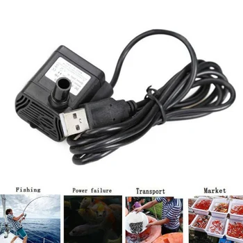 Acvariu USB Pompa de Apa Rezervor Ultra-silențioasă Submersibile Apa de Fantana Pompa Filtru Iaz cu Pești Fantana Rezervor de Pește Mic Y