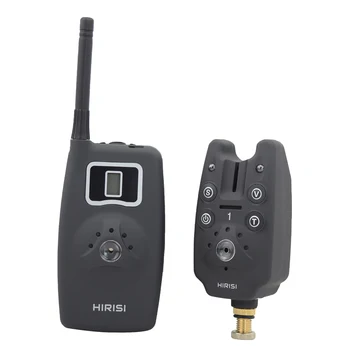 Wireless Digital Musca Pescuit Alarma cu Ecran LCD Indicator 1 Receptor 6 Pescuit Transmițător cu Fermoar Caz