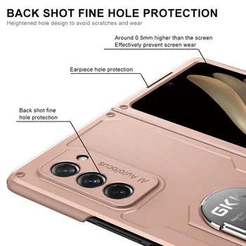 GKK Original Caz Pentru Samsung Galaxy Z 2 Ori Caz Armura Anti-knock Protecție Cu Inel de Suport Hard Cover pentru Samsung Ori 2 5G