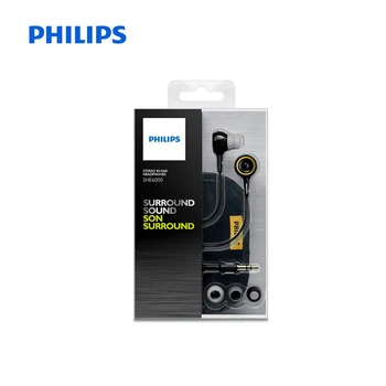 Philips SHE6000 cu Fir Căști Sport Căști In-Ear de Funcționare Pernițe Pentru Wiaomi Samsung Suport Oficial de Certificare