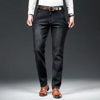 Jantour Brand 2020 Nou Blugi Barbati Clasic de Afaceri de Moda Casual, Stil Direct de Înaltă Calitate, Pantaloni Hommes Blugi Model 8