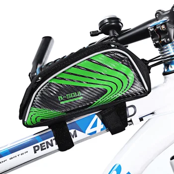 Rezistent la apă Reflectorizante Bicicleta Sac Față de Ciclism MTB Bicicleta Road Bike Cadru 3 Culori 5.5