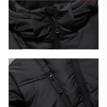 2019 Brand de îmbrăcăminte pentru Bărbați cald în timpul iernii slim fit Casual sacou în jos/de sex Masculin hanorac Super-subțire de lumină în Jos straturi puffer jacheta barbati 3XL