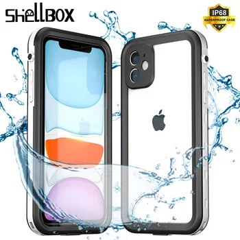 SHELBOX IP68 Impermeabil Telefon Caz pentru iPhone 11 Pro Max Înot Subacvatic Sport Caz Acoperire pentru iPhone 11 Pro Caz rezistent la Socuri