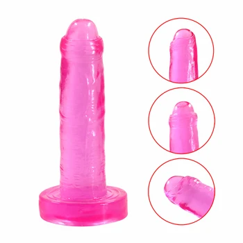 Simulare Jelly Vibrator Ventuza Puternica Erotic Glonț Penisului Adulti Jucarii De Nici Un Vibrator Anal Fundul Jucării Pentru Femeie Sex Toy Shop