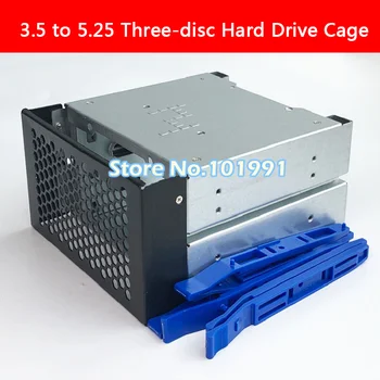 3.5 la 5.25 trei-disc hard disk cuști 2 sasiu drive-uri în carcasă de 3.5-inch hard disk cutie de fier calculator expansiune de stocare
