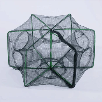 Pliere hexagonale plasă de pescuit mici, portabile de pescuit instrumentul de 6 gaura de 8 gaură automată plasă de pescuit de Pescuit, în orice direcție