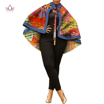 Africa de Femei Bazin Riche Dashiki Șal de Sus Dashiki African Print Topuri Tricou Plus Dimensiune M-6XL Femei Șal Haine Accesoriu WY5285