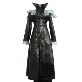 2018 Final Fantasy VII FF7 Sephiroth Cosplay Costum de Piele PU Tinuta + Pauldrons Halloween pentru Adulti Costume pentru Femei Personalizate Orice