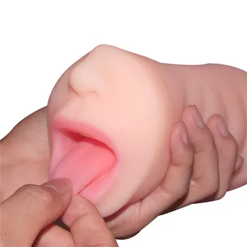 TPR Masculin Masturbator Cupa Realist Gura Oral Jucarii Sexuale Vagine Pizde Limba pentru Bărbați Produse pentru Adulți Cadou jucării Erotice Sex Shop