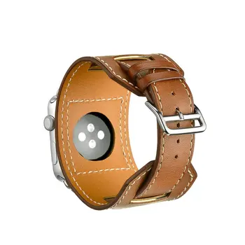 Manșetă din piele curea Pentru apple watch band 42mm 38mm iwatch trupa 44mm/40mm bratara curea apple watch seria 4 3 5 6 se