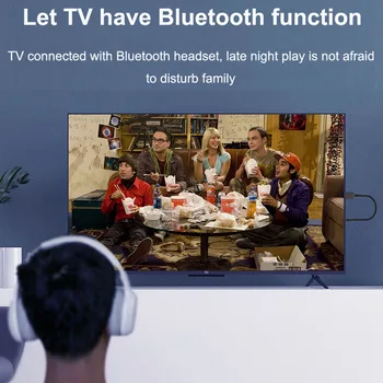 Căști fără fir Bluetooth Kit TV Cască Reîncărcabilă HBeadsets Cu Televiziune Emițător Audio Pentru Privată Uitam