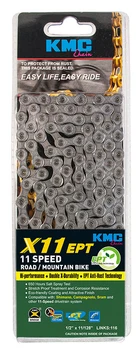 KMC X11.93 X11 EPT EL Lanț de Bicicletă 118L 11 Viteză Lanț de Bicicletă Cu cutie de Original și Buton Magic pentru Munte/Tijă de Piese de Biciclete