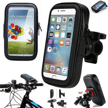Motociclete biciclete Suport de Telefon Universal Impermeabil Caz de Biciclete Telefonul Geanta Bicicleta Stand Mobil de Sprijin Tangibil pentru iPhone 5,5 inch
