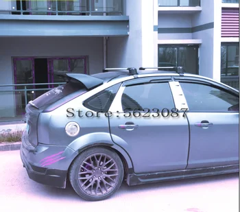 Auto Styling cu Spoiler Negru de Înaltă Calitate, Material ABS Aripa Spate Grund de Culoare Spoiler Spate Pentru Ford Focus RS Hatchback 2006-