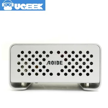 Aoide UGEEK DAC II Hifi placa de Sunet+Raspberry Pi 4 Model B(1GB RAM)+carcasă din Aluminiu Kit|ES9018K2M|384 kHz/32-bit|format DSD|4B
