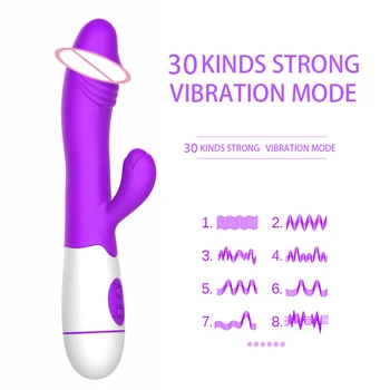 Sex Shop USB de Încărcare Dildo-uri, Vibratoare Pentru Femei Jucării Sexuale Clitoris Vagin vibrator Anal sex Feminin Masturbator Erotic Machine Adulți Toyes