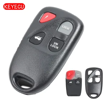 Keyecu Înlocui Telecomanda Cheie Shell Caz Fob 4 Buton pentru Mazda FCC: KPU41805 KPU41777 KPU41701 (NUMAI SHELL)