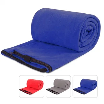 Dual-părți Sac de Dormit Fleece Căptușeală pentru Adult Vreme Caldă Backpacking Pătură pentru Camping în aer liber Portabil Sac de Dormit