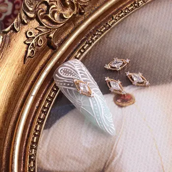 5pcs TN4962 Marquise Aliaj Zircon Nail Art Cristale bijuterii Stras unghii accesorii consumabile decoratiuni de arta unghiilor farmece