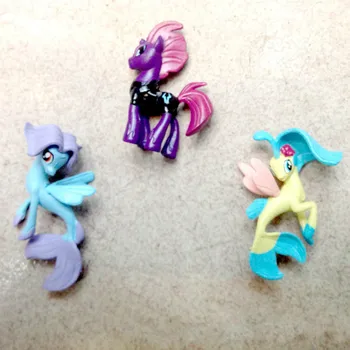 12pcs Micul Meu Ponei unicorn Desene animate Prietenia este magic Mini Figurine Păpuși Jucarii pentru Copii de Ziua de Crăciun Gift2A14