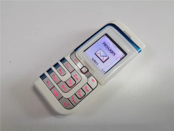 Original Deblocat Nokia 7260 Single Core Radio FM 760mAh Culoare Argintie Numai Vechi Ieftin Telefon Mobil Utilizat