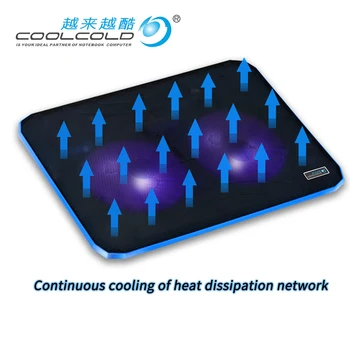De vânzare la cald Laptop Cooler Pad de Răcire de Bază Notebook Cooler de Calculator USB Fan Stand Laptop de Răcire Pad