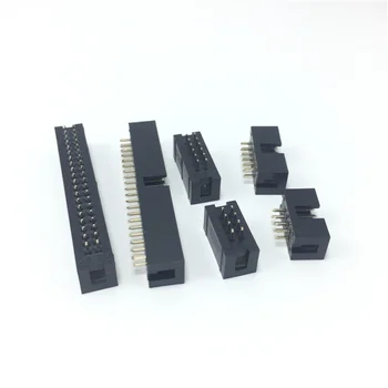 100BUC 2.54 mm DC3 6/8/10/14/16/20/26/30/34/40/50 Pin 2x3/4/5/7/13Pin Male Învăluită PCB IDC Socket Caseta Antet JTAG