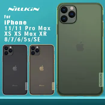 Pentru iPhone X XR XS Max 11 11 Pro Max Cazul Nillkin TPU Caz Telefon cu Capac de Silicon pentru iPhone 8 7 6 6s Plus 5 5S SE Nilkin Caz