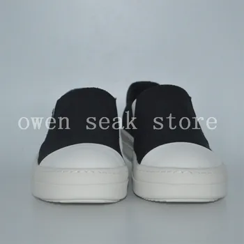 2017 New Sosire Owen Bolnav Bărbați Panza Pantofi De Lux Formatori Pentru Adulti Slip On Casual Barbati Brand Adidas Balerini Pantofi Negri De Dimensiuni Mari