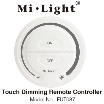 Milight FUT087 2.4 G Wireless Touch Reglaj de la Distanță Luminozitate Reglabil LED Dimmer Controler pentru Miboxer Dual Alb Serie