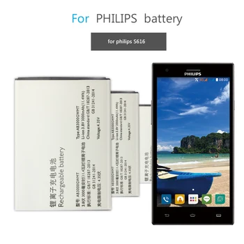 Pentru Philips S616 Înlocuire Baterie de 3000mAh AB3000GWMT cu Cod piesă
