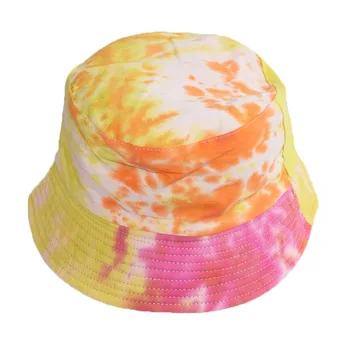 Moda tie dye Găleată Pălării pentru bărbați, femei Reversibile Bob Chapeau Femme Hip hop Capace Gorro Bărbați boonie Pălărie de Pescar