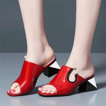 FEDONAS Gladiator Sandale Pentru Femei de Moda Noua din Piele Pantofi cu Tocuri de Femeie de Moda Rochie de Mireasa Pantofi de Partid