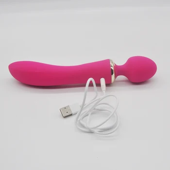 Dildo Vibrator Dublu Cap Dublu Șoc Stimulare Clitoris Lesbiene Masturbari Biberon Vaginal Masaj Jucarii Sexuale Pentru Femei