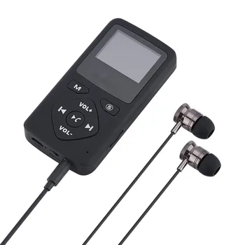 Portabil Auto DAB+Radio Receptor+ FM Apel Handsfree Bluetooth MP3 Player cu Căști Built-in baterie Slot pentru Card TF