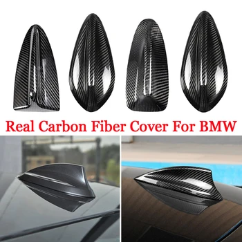 Pentru BMW E90 E92 F20 F30 F10 F34 G20 G30 F15 F16 F21 F45 X4 X5 X6 Accesorii Adevărat Fibra de Carbon Mașină de Aripioare de Rechin Antena Capacul Ornamental